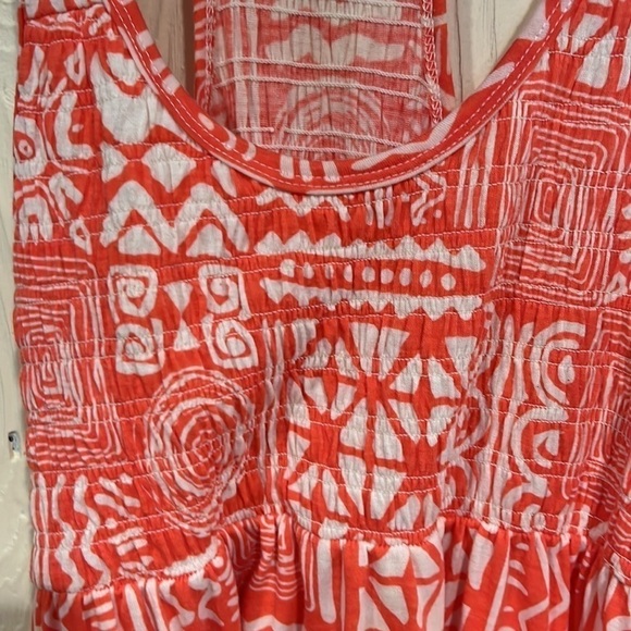 Feathers Racer Back Maxi Dress Medium - Picture 2 of 9